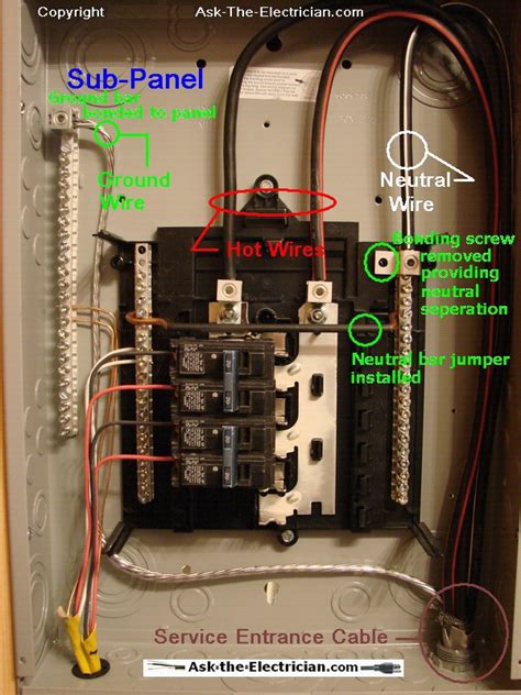 4 wire feeder to sub panel